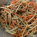 クック81NK9U☆'s cooksnap of when they made 簡単◎黄金比◎きんぴらごぼう.