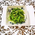 ♪としクック♪'s cooksnap of when they made 豆苗とカリカリじゃこのサッと炒め.