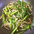 ツァディ's cooksnap of when they made エリンギとピーマンもやしの炒め和え.