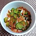 たかしママ's cooksnap of when they made 市販のキムチでオイキムチ＆カクテキ.