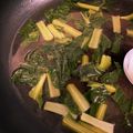 67luna's cooksnap of when they made 【農家のレシピ】小松菜のシンプルスープ.