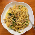 ちむちむ888's cooksnap of when they made 冷やして旨い☆あさりと水菜の和風パスタ.