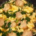 ごまのしん's cooksnap of when they made ◆簡単♡ニラと肉団子のかきたまスープ◆.
