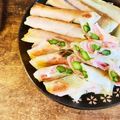 カズ形33's cooksnap of when they made くるっとアスパラ春巻き.