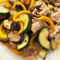 maya☆0130's cooksnap of when they made ズッキーニと夏野菜の豚バラ 味噌炒め.