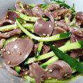 新米料理人もえ's cooksnap of when they made 基本調味料で出来る砂肝ときゅうりの和え物.