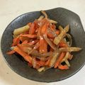 papikun's cooksnap of when they made 人参だけのきんぴら.