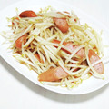 ぱふ♪'s cooksnap of when they made 簡単！ウインナーともやしのソース炒め.