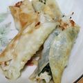 ka−rukun's cooksnap of when they made 簡単！鶏ミンチでもやしと玉ねぎの棒餃子♪.
