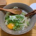 クック1M4EVU☆'s cooksnap of when they made 超簡単☆レンジうどん☆火も包丁も使わない.