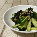 まくのうち's cooksnap of when they made あともう１品！きゅうりの酢の物.