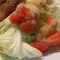 ほのぼのいっこ's cooksnap of when they made ☆★トマトダレで♪イタリアンサラダ★☆.