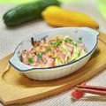 moko♪キッチン♪'s cooksnap of when they made 簡単ズッキーニとまとベーコンチーズ焼き.