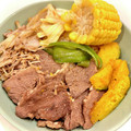 悠LOVE航's cooksnap of when they made 輪切りとうもろこしを盛り付ける♪.