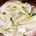 はなのかくめいじ's cooksnap of when they made さっぱり！冷たいキュウリのスープ.