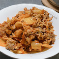 カクザトー's cooksnap of when they made 簡単♪美味しい♪豚キムチ炒め♡.