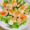 みぽぽ37's cooksnap of when they made 卵とブロッコリーのサラダ♪オーロラソース.