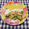 ﾁｲﾁｬﾝﾏﾏ's cooksnap of when they made ささみと胡瓜の辛子酢和え.
