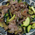 や～たん食堂's cooksnap of when they made 豚肉とズッキーニとなすの生姜炒め.