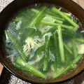 aui_s's cooksnap of when they made ニラ玉スープ.
