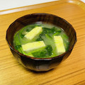 Asato★'s cooksnap of when they made ほうれん草と油揚げの味噌汁^^.