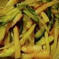 ヨシヨッシー's cooksnap of when they made 絶品「もやしときゅうりのナムル」.
