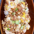 ぽん☆きな's cooksnap of when they made 簡単納豆玉子炒飯.