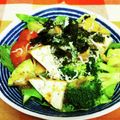 龍青空ママ's cooksnap of when they made ❀厚揚げとカリカリジャコの簡単サラダ❀.