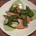アルカママ's cooksnap of when they made オクラのベーコンガーリック☆お弁当にも♪.