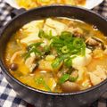 Nya6nya6's cooksnap of when they made 豚こまと白菜の濃厚胡麻味噌スープおかず.