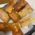 犬飼ってる's cooksnap of when they made 簡単おやつ　ハムチーズ春巻き.