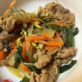ココアLoveママ's cooksnap of when they made ஐプルコギ ₍韓国すき焼き₎お家で簡単ஐ.