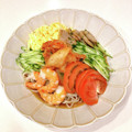 クックEBXFTK☆'s cooksnap of when they made さっぱりとキムチ冷やし中華.