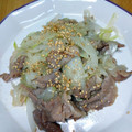 クックJOEさん's cooksnap of when they made 材料2つ☆豚こまと新玉葱の簡単旨塩炒め。.