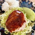 あたむ❤189's cooksnap of when they made ふっくらジューシーな豚ひき肉ハンバーグ！.