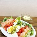 horseland's cooksnap of when they made エビとモッツアレラのヘルシーコブサラダ.