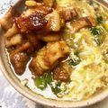 バウチャン's cooksnap of when they made 甘辛豚のせ♡あんかけうどん.