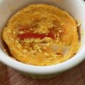 Miaaaaaaam's cooksnap of when they made レンチン♡カニカマたまごカップ♡お弁当に.