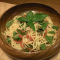 マトリョーシカさん。's cooksnap of when they made ☆トマトの香味パスタ(温・冷お好みで)☆.