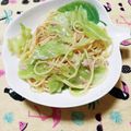 ﾁｲﾁｬﾝﾏﾏ's cooksnap of when they made キャベツとツナマヨのパスタ.