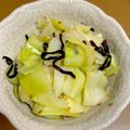 はちみつlove's cooksnap of when they made きゃべつの塩昆布和え.
