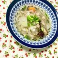 ふたごゆき's cooksnap of when they made 食感を楽しむ⭐もち麦入り中華風スープ.