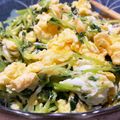 簡単素早く大好きママ's cooksnap of when they made 苦くない！豆苗玉子炒め【ここから栄養士】.
