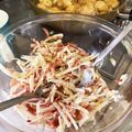 月✳Iris's cooksnap of when they made ごま油でカリカリベーコン☆簡単大根サラダ.