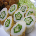 しーちゃんのmama's cooksnap of when they made ✿超簡単✿おくらとちくわでおつまみ♪.