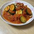 みょんとも's cooksnap of when they made 鶏もも肉とズッキーニのトマト煮.