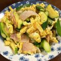 クック58GBDC☆'s cooksnap of when they made ズッキーニ､アスパラ､ベーコンの炒め物.