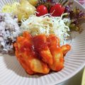 ☆jun☆66's cooksnap of when they made ＊ご飯おかわり！ヤンニョムチキン＊.