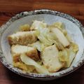 YCHキッチン's cooksnap of when they made 簡単！厚揚げとキャベツの煮物.