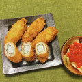 コムギ大好き's cooksnap of when they made 長芋の豚肉巻きスティック揚げ☆梅ソース.